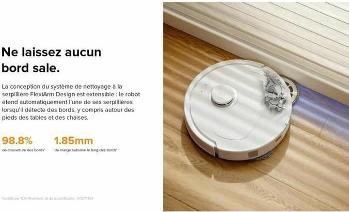 Image du produit Roborock Qrevo Plus (Robot d'aspiration et de nettoyage)