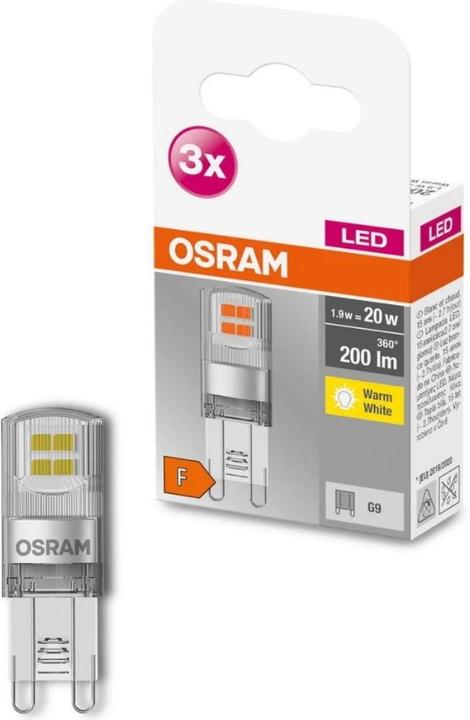 Actual product image Osram Base Pin (G9, 20 W, 200 lm, 3 x, F)