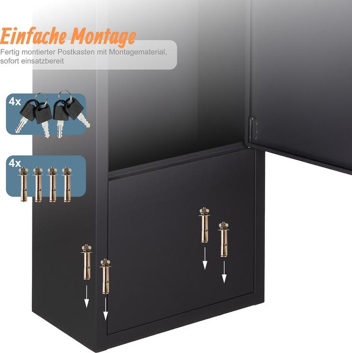 Actual product image Relaxdays parcel box