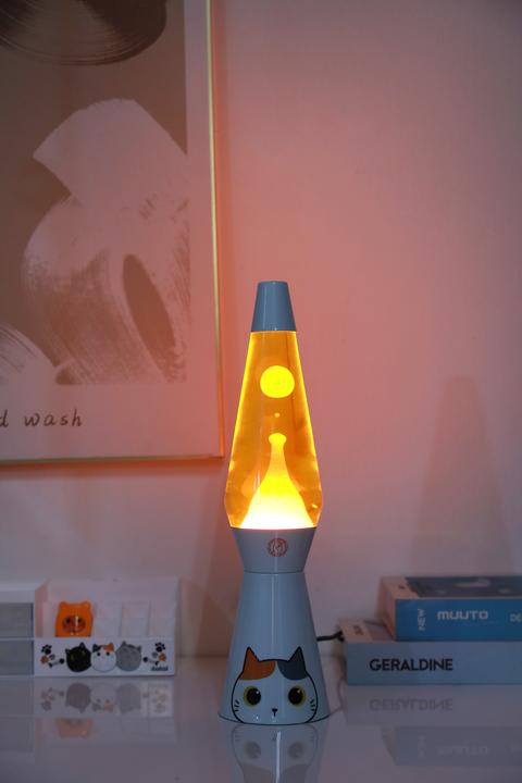 Actual product image Total Juggling iTotal - Lava Lamp 36 cm - Orange Cat (XL2806)