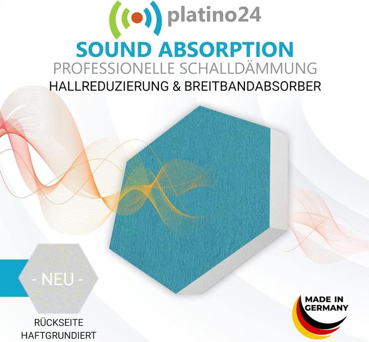 Actual product image Platino24 3D set of sound absorbers