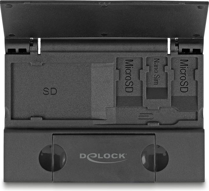 Image du produit Delock Lecteur de cartes USB 5 Gbps USB Type-C / Type-A pour SD et (USB-C 3.2 Gen 1)