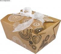 Rayher Geschenk-Boxen, 600ml, kraft, 4 Stück (Geschenkbox, 4 x)