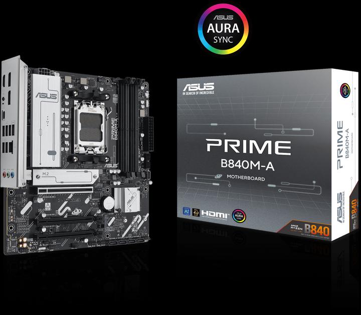 Produktbild ASUS PRIME B840M-A-CSM (AM5, AMD B840, mATX)