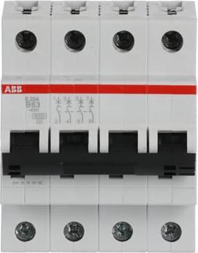 Immagine prodotto ABB S204-B63 Interruttore automatico 63A pro M compatto a 4 poli