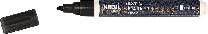 Image du produit Kreul Marqueur textile OPAK, pointe ogive, noir (Noir, 4 mm, 1 x)