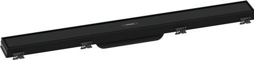Actual product image hansgrohe HG shower channel RainDrain Match m height-adjustable Ra 700mm matt black (700 mm)