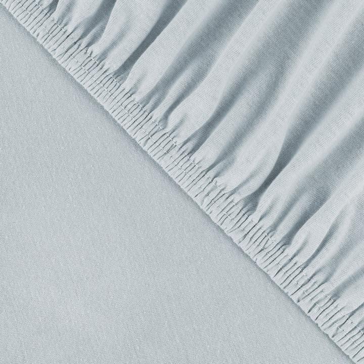 Productafbeelding Julius Zöllner Jersey hoeslaken voor wieg & wiegmatras 90x 40 cm, denim (40 x 90 cm)