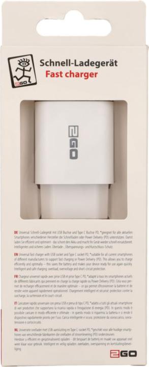 Produktbild 2GO Netzladegerät USB Typ C 3.0 A (20 W)