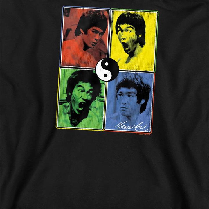 Actual product image Bruce Lee Unisex Adult Colour Block Sweatshirt (XL)