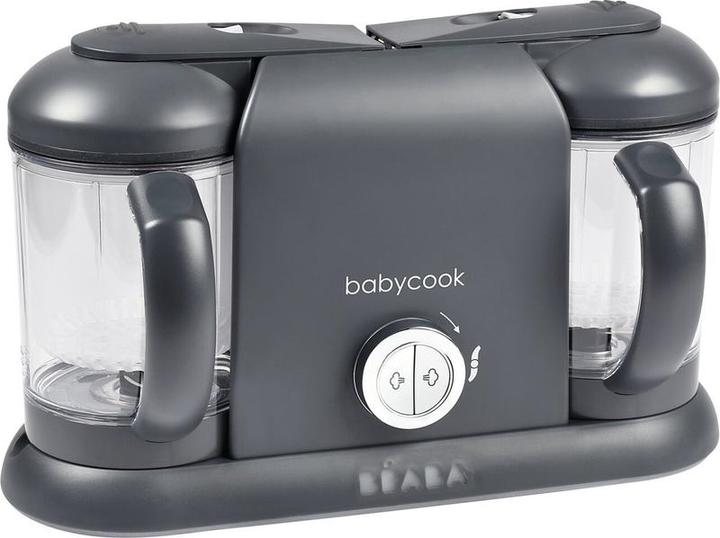 Beaba Babycook Plus Grinder-Steamer 4in1, Dunkelgrau