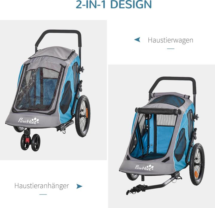 Immagine prodotto PawHut Rimorchio per cani