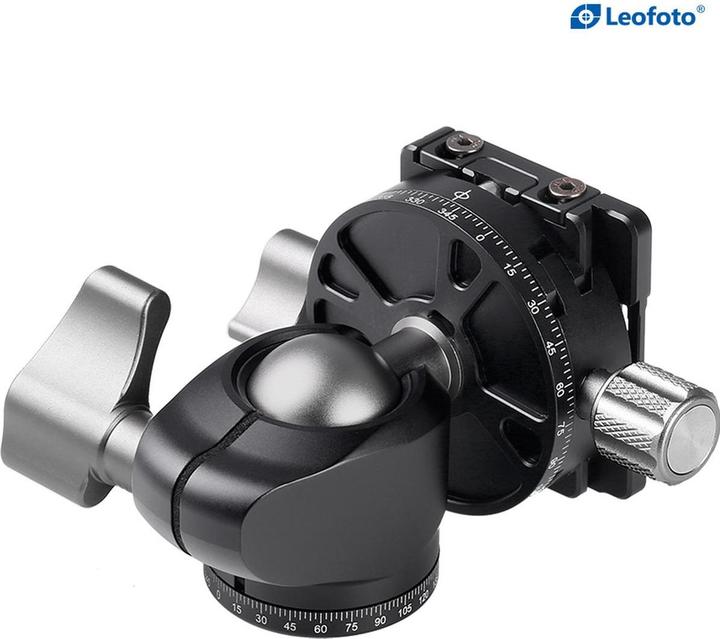 Actual product image Leofoto LH-25R + quick release plate NP-50 (Spherical head)
