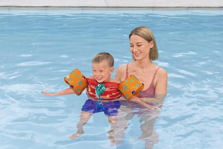 Produktbild Bestway Puddle Jumper® Schwimmhilfe Walross mit Textilbezug, 2-6 Jahre (bis 25 kg)