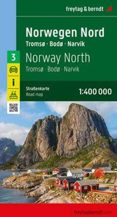 Actual product image Norway North, Road Map 1:400.000, freytag & berndt