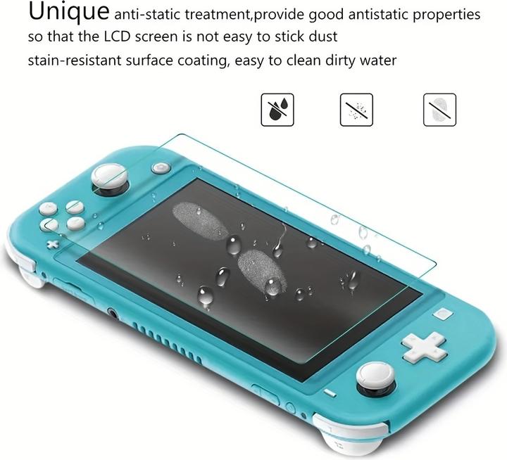 Actual product image PhoneLook 2er Pack gehärtetes Glas Displayschutzfolie für Nintendo Switch (Switch)
