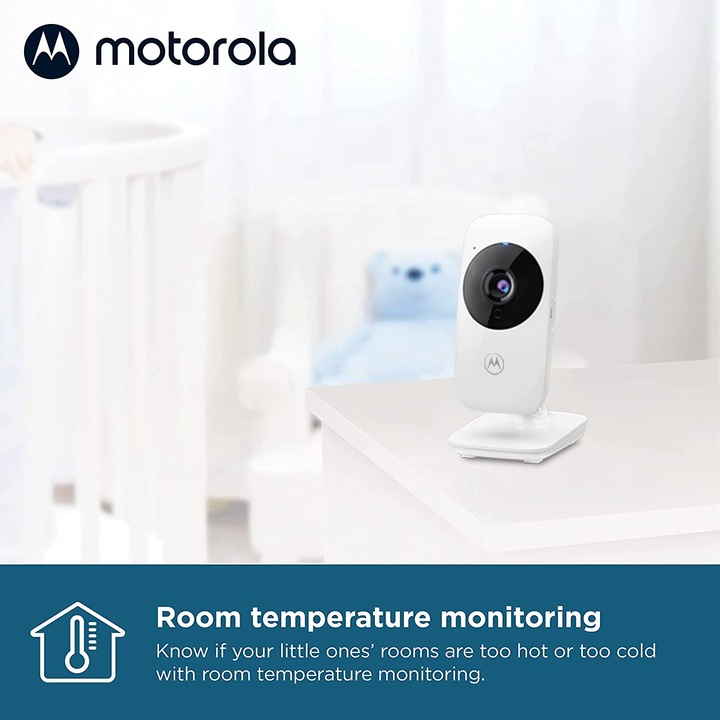 Immagine prodotto Motorola Baby Monitor Video VM482 (Video e audio, 300 m)