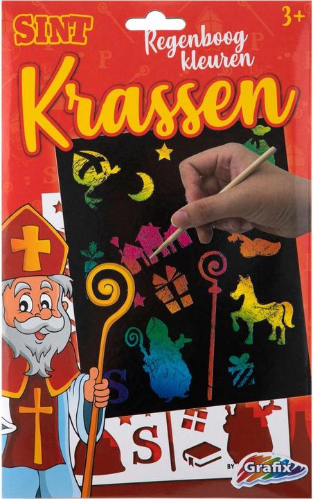 Produktbild Grafix Sinterklaas kratzt Regenbogenfarben