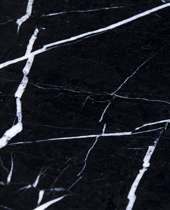 Image du produit Hübsch Table basse Raw Noir/Naturel (80 x 80 x 45 cm)