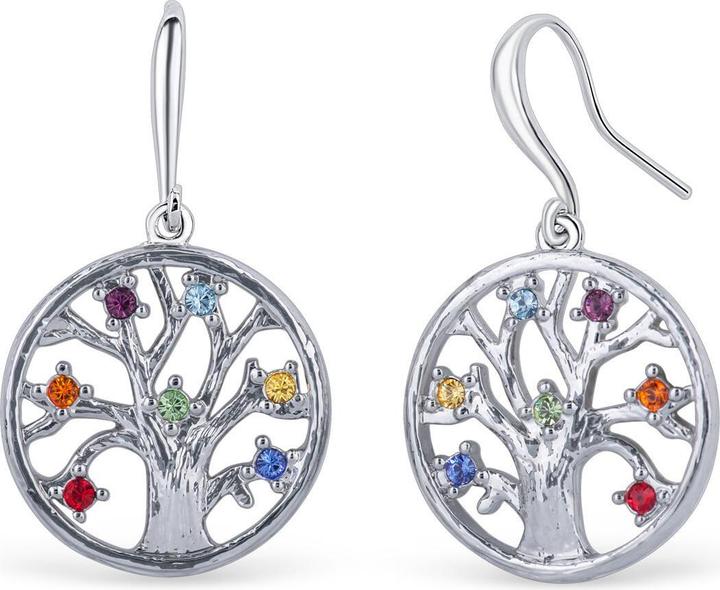 Produktbild Crystalp Flattering earrings with Chakra Tree of life crystals 40093.MLT. R
