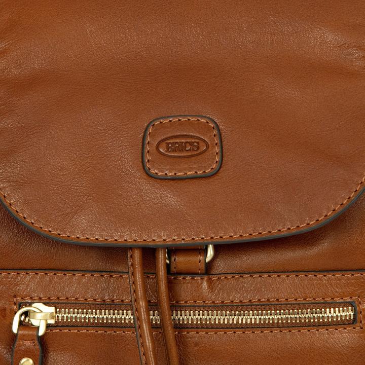 Actual product image Brics Volterra City Backpack Leather 30 cm
