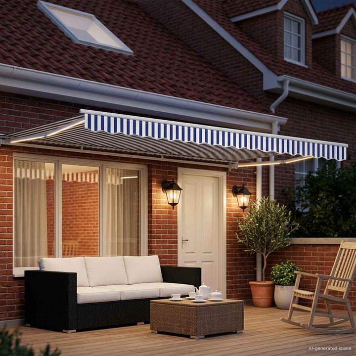 Produktbild vidaXL Manuelle Markise (3.50 m)