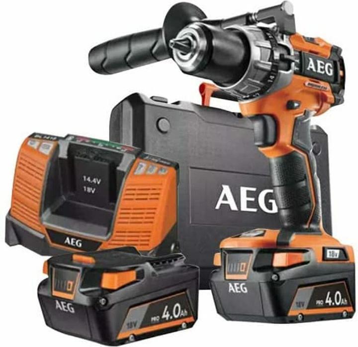 Actual product image AEG Compact Hammer Drill, 18V, 13mm, 2 Speeds, 2 Batteries, High Torque