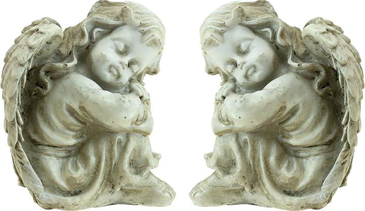 Produktbild Viana Engelfigur Schlafender Kunststeinengel