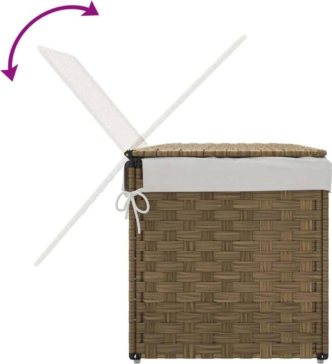 Actual product image vidaXL Wäschekorb