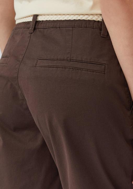 Actual product image S.Oliver Hose Shorts mit geflochtenem Gürtel und Garment Dye (36)
