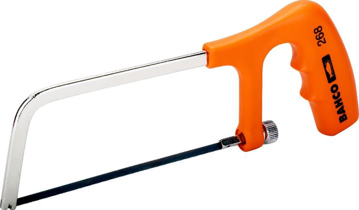 Actual product image Bahco Mini hacksaw with steel frame and fibreglass handle 150 mm