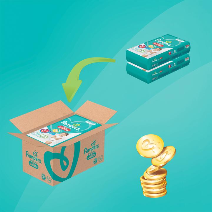 Produktbild Pampers Baby-Dry Pants (Gr. 6, Monatsbox, 116 Stk.)