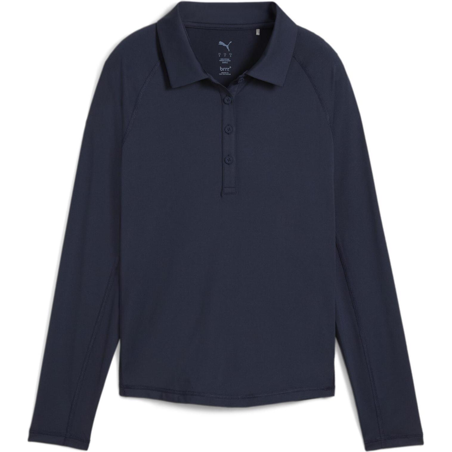 Puma, Herren, Shirt, W YOU-V LS Polo, Blau, (XL)