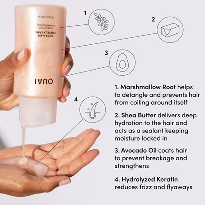 Produktbild Ouai Thick Shampoo (Flüssiges Shampoo, 300 ml)