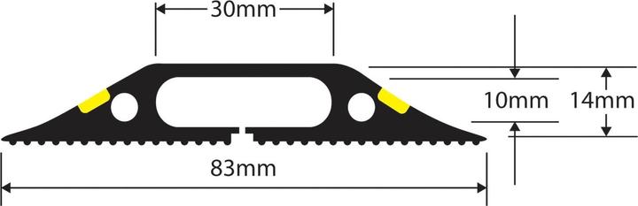 Actual product image Steffen Floor mounted trunking (Cable bridge, 180 cm)