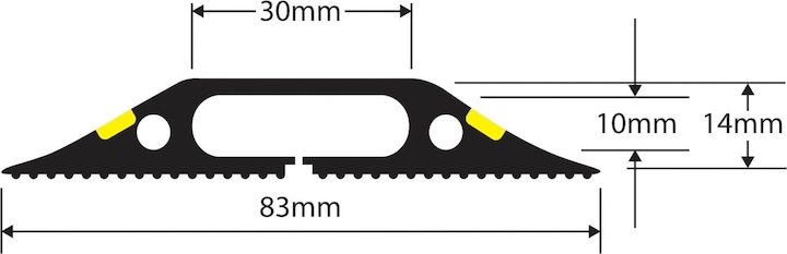 Produktbild Steffen Aufbodenkanal (Kabelbrücke, 180 cm)