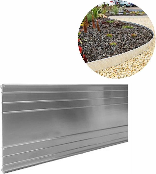 Green Split Ultra Starke Alu Rasenkanten 5m 10m 15m 20m 25m 30m 10100cm oder 14x100cm oder 24x100cm (100 cm)