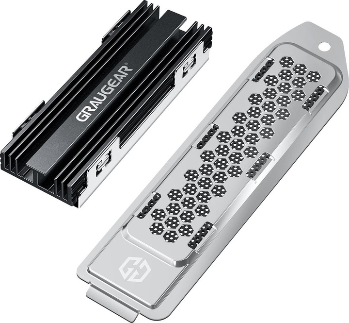 Actual product image Graugear M.2 NVMe SSD Heat Sink for PlayStation 5 Memory Expansion