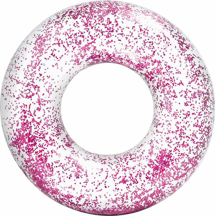 Produktbild Intex Aufblasbarer Donut-Schwimmhilfe Durchsichtig Glitzernd Ø 119 cm (6 Stück)