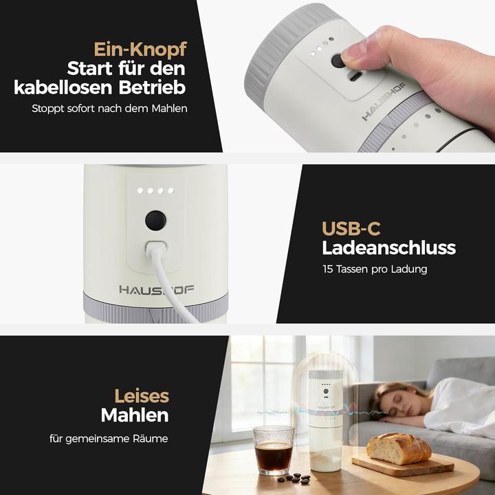 Produktbild Haushof Elektrische Kaffeemühle