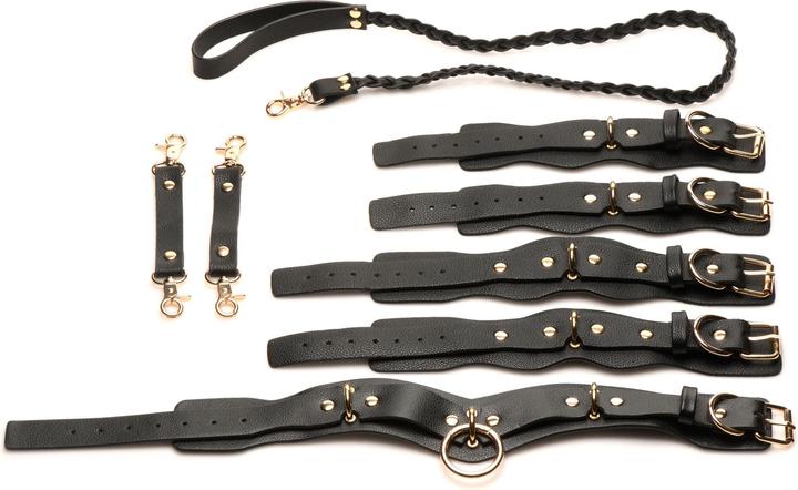 Actual product image Bedroom Bliss XR Brands - Lover's Restraints Set - Black