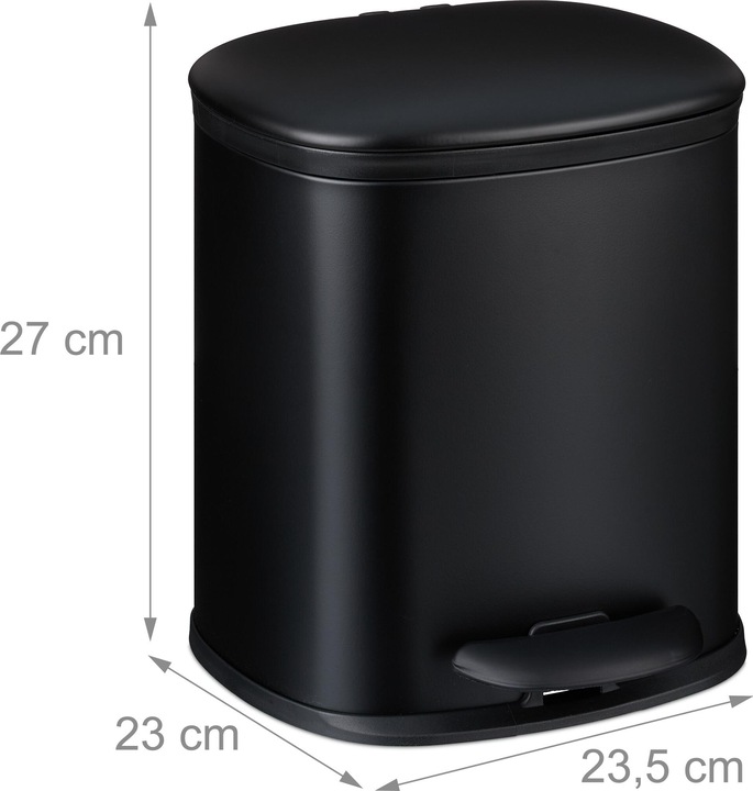 Immagine prodotto Relaxdays Cestino per il bagno (5 l)