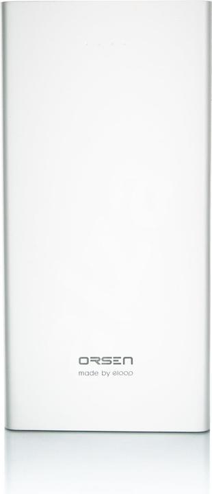 Actual product image Orsen E41 Power Bank 10000mAh baltas (10000 mAh, 37 Wh)