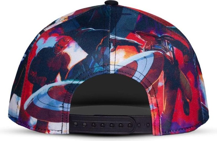 Image du produit Difuzed Captain America - Casquette Snapback Hulk Rouge (Taille unique)
