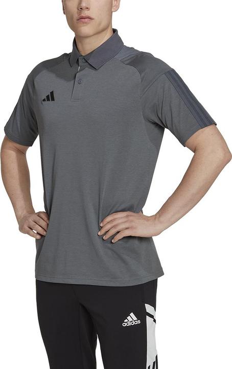 Actual product image adidas Mens Tiro 23 Competition Polo Grey HU1344 (2XL) (XXL)