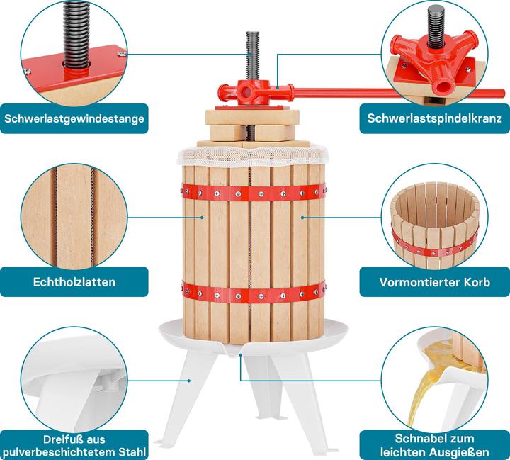 Actual product image Wiltec Fruit press
