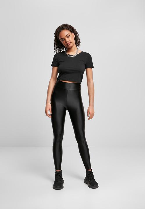 Immagine prodotto Urban Classics Leggings metallici lucidi a vita alta da donna (XL)