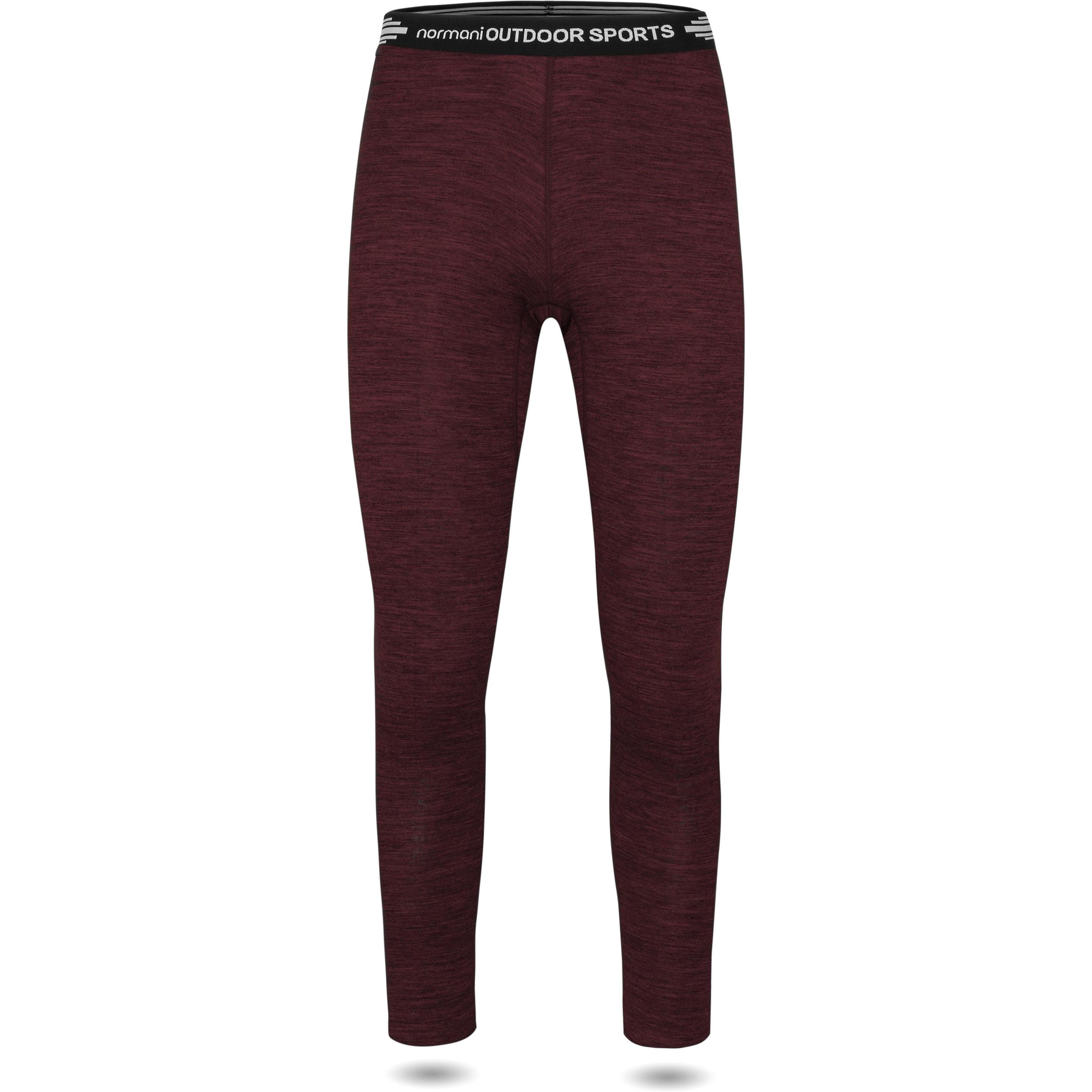 Normani, Damen, Funktionsunterhose, Damen Merino Unterhose Perth - 9125 (XS), Rot, XS