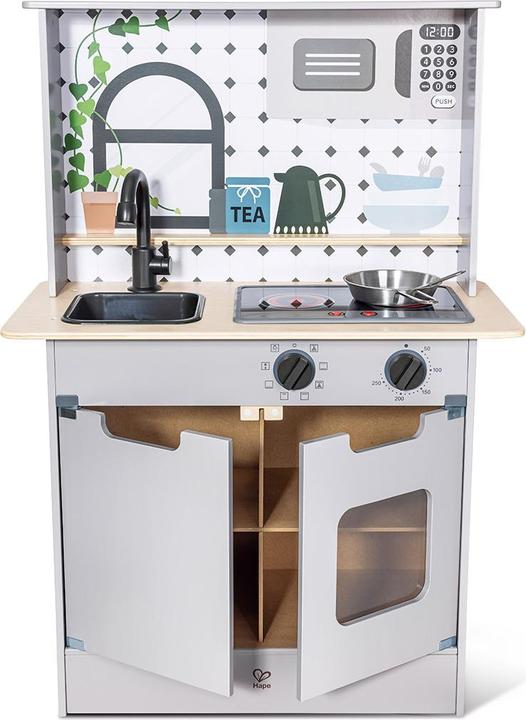 Produktbild Hape Kitchen Playset with Light & Sound warm beige gray