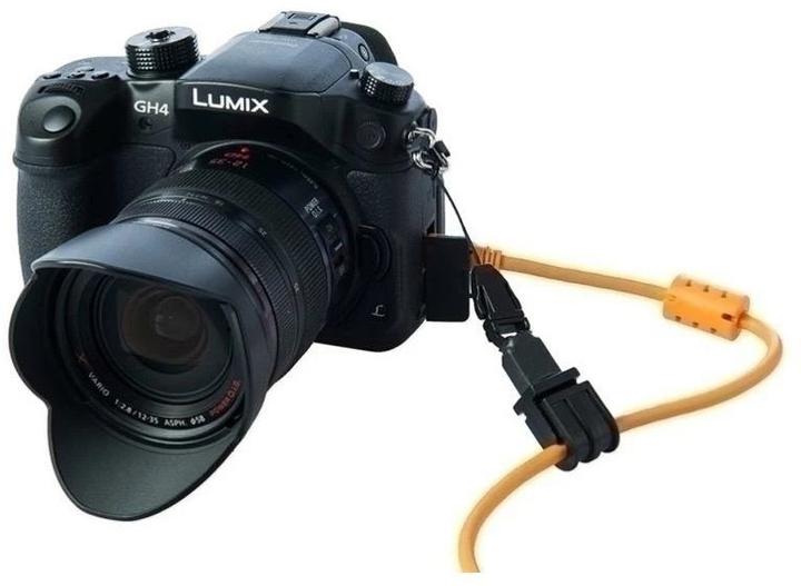 Actual product image Tether Tools Cable TetherPro USB 2.0 to USB 2.0 Micro-B 8-Pin, 4.6 m Org (4.60 m, USB 2.0)